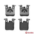 Brembo Brake Pads Rear Bmw 1/2/3/4 Serie ( Set Lh&Rh) (P06087)