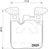 Brembo Brake Pads Rear Bmw 1/2/3/4 Serie ( Set Lh&Rh) (P06087)
