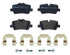Brembo Brake Pads Rear Bmw ( Set Lh&Rh) (P06113)