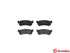 Brembo Brake Pads Rear Chev Optra ( Set Lh&Rh) (P10001)