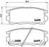 Brembo Brake Pads Rear Chev Captiva ( Set Lh&Rh) (P10004)