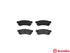 Brembo Brake Pads Rear Chev Optra ( Set Lh&Rh) (P10053)