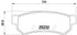 Brembo Brake Pads Rear Chev Optra ( Set Lh&Rh) (P10053)
