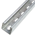 P2000 Slotted rail PG, 41 x 41 x 1mm x 6.4m