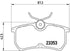 Brembo Brake Pads Rear Ford Focus ( Set Lh&Rh) (P24047)