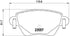 Brembo Brake Pads Rear Ford Mondeo ( Set Lh&Rh) (P24059)