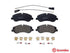 Brembo Brake Pads Rear Audi Q3-Rs ( Set Lh&Rh) (P24152)