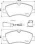 Brembo Brake Pads Rear Ford Tourneo ( Set Lh&Rh) (P24187)
