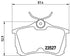 Brembo Brake Pads Rear Honda Accord ( Set Lh&Rh) (P28030)