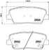 Brembo Brake Pads Rear Hyundai Santa Fe ( Set Lh&Rh) (P30081)