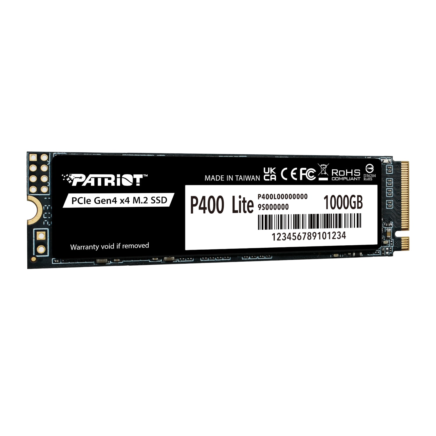 Patriot P400 Lite 1TB M.2 PCIe Gen 4 x4 NVMe SSD