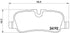 Brembo Brake Pads Rear Land Rover  Discovery 3 ( Set Lh&Rh) (P44013)