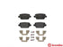 Brembo Brake Pads Rear Land Rover  Freelander ( Set Lh&Rh) (P44016)