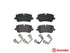 Brembo Brake Pads Rear Land Rover Range ( Set Lh&Rh) (P44021)