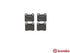 Brembo Brake Pads Rear Mercedes 190 (W201) ( Set Lh&Rh) (P50013)