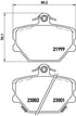 Brembo Brake Pads Front Smart 600 02-On ( Set Lh&Rh) (P50038)