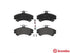 Brembo Brake Pads Front Smart 700 Cab Ford ( Set Lh&Rh) (P50055)
