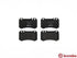 Brembo Brake Pads Rear Mercedes Clk Amg C29 ( Set Lh&Rh) (P50077)