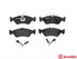 Brembo Brake Pads Rear Mercedes Sprinter ( Set Lh&Rh) (P50082)