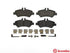 Brembo Brake Pads Rear Mercedes Sprinter/Vw ( Set Lh&Rh) (P50084)