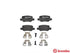 Brembo Brake Pads Rear Mercedes A-Series ( Set Lh&Rh) (P50090)