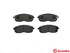 Brembo Brake Pads Front Nissan Tiida ( Set Lh&Rh) (P56065)