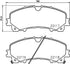 Brembo Brake Pads Front Nissan X-Trailii ( Set Lh&Rh) (P56106)