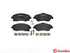 Brembo Brake Pads Front Opel Corsa Ldv/Ch ( Set Lh&Rh) (P59036)