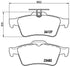 Brembo Brake Pads Rear Ford Focus/Mazda ( Set Lh&Rh) (P59042)