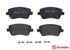 Brembo Brake Pads Front Suzuki Splash ( Set Lh&Rh) (P59050)