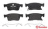 Brembo Brake Pads Front Opel Astra K ( Set Lh&Rh) (P59091)