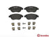 Brembo Brake Pads Front Peugeot 307/206/2 ( Set Lh&Rh) (P61068)