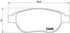 Brembo Brake Pads Front Peugeot 307/206/2 ( Set Lh&Rh) (P61068)