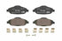 Brembo Brake Pads Front Peugeot 308 Xs1 ( Set Lh&Rh) (P61101X)