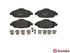 Brembo Brake Pads Front Peugeot 308 Xs1 ( Set Lh&Rh) (P61101)