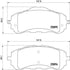 Brembo Brake Pads Front Peugeot 308 Ii ( Set Lh&Rh) (P61120)