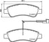 Brembo Brake Pads Rear Fiat Ducato ( Set Lh&Rh) (P61125)