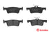 Brembo Brake Pads Rear Peugeot 308 Ii ( Set Lh&Rh) (P61126)