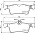 Brembo Brake Pads Rear Peugeot 308 Ii ( Set Lh&Rh) (P61126)