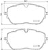Brembo Brake Pads Front Peugeot 308 Ii ( Set Lh&Rh) (P61128)