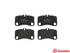 Brembo Brake Pads Rear Porsche 911 (997) ( Set Lh&Rh) (P65022)