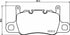 Brembo Brake Pads Rear Porsche 911 (991) ( Set Lh&Rh) (P65037)