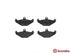 Brembo Brake Pads Rear Ren Laguna/Espace ( Set Lh&Rh) (P68017)