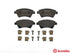 Brembo Brake Pads Front Renault Megan I I ( Set Lh&Rh) (P68034)