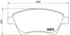 Brembo Brake Pads Front Renault Megan I I ( Set Lh&Rh) (P68034)