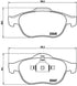 Brembo Brake Pads Front Renault Scenic Ii ( Set Lh&Rh) (P68040)