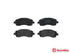Brembo Brake Pads Front Subaru Impreza ( Set Lh&Rh) (P78009)