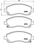 Brembo Brake Pads Front Subaru Impreza ( Set Lh&Rh) (P78009)