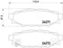 Brembo Brake Pads Rear Sub Outback 2/Leg ( Set Lh&Rh) (P78020)