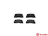 Brembo Brake Pads Rear Toyota Camry ( Set Lh&Rh) (P83088)